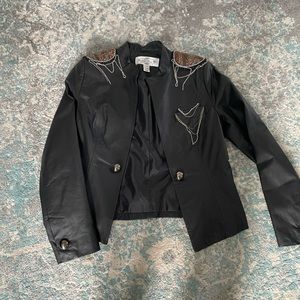 AUTHENTIC MARY NORTON Leather bomber jacket